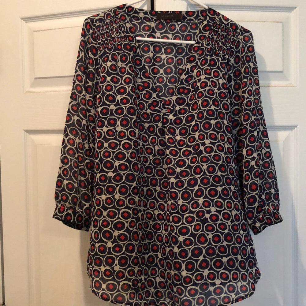 The Limited (Semi sheer 3/4 sleeve blouse)